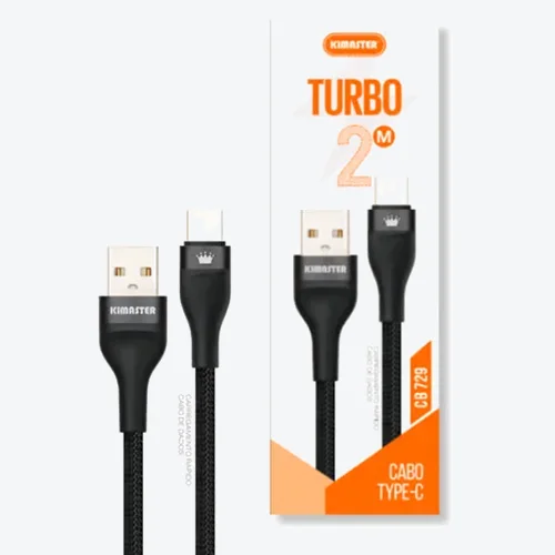 Cabo Kimaster Turbo 2m USB-C CB727C