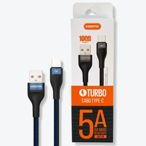 Cabo Kimaster Turbo USB-C CB719/CB717C