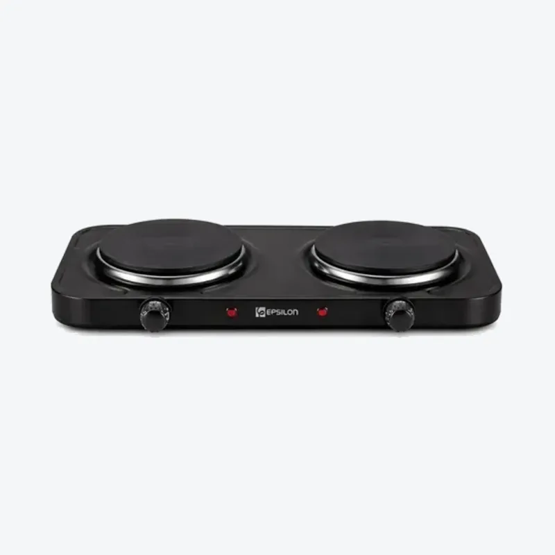 Fogão Elétrico de Mesa (Inox/Preto)