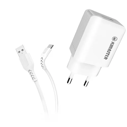 Kit Carregador USB Type-C 18W Kimaster T108UC