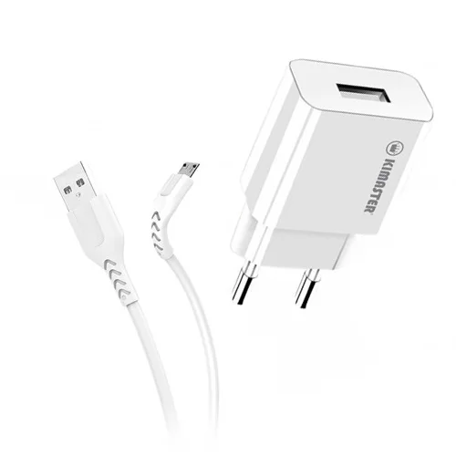 Kit Carregador USB V8 3.1A Kimaster KT603X