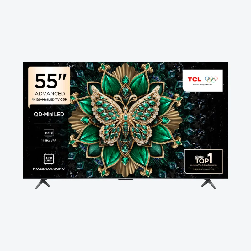 TV TCL 55 QD Mini LED 4K 55C6K