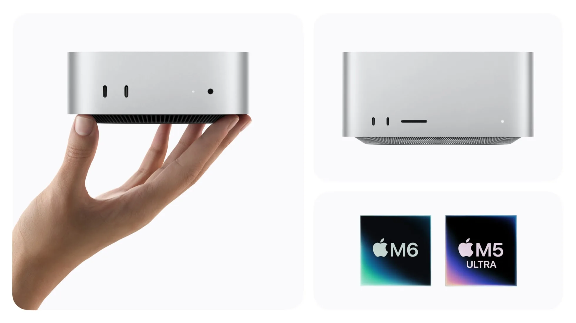 Mac mini e Mac Studio, que chegaram às lojas da Apple em 22 de setembro