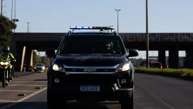 Viatura da PCDF em ação em Brasília