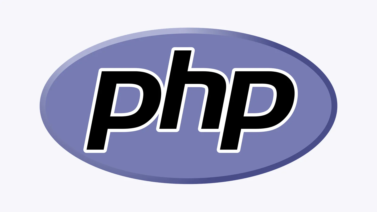 Logotipo do PHP em azul e roxo sobre fundo claro