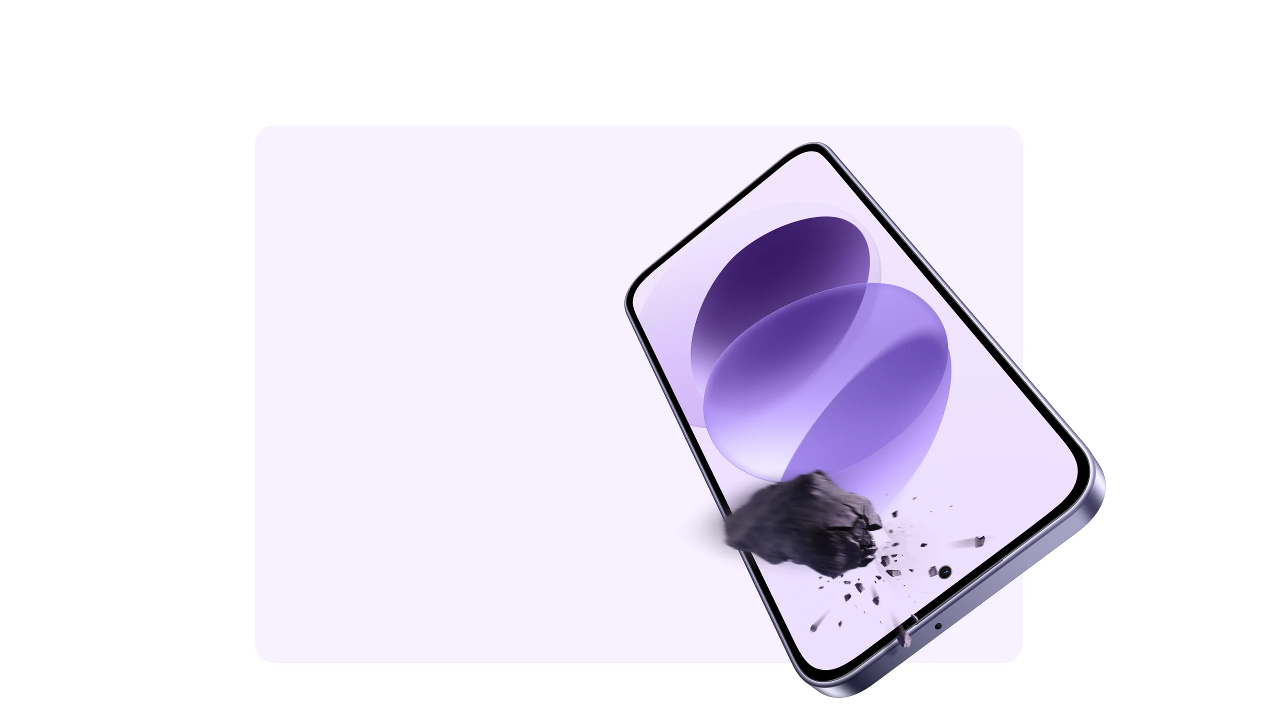 Ilustração oficial da Xiaomi mostrando a resistência da tela do Redmi Note 17 a impacto