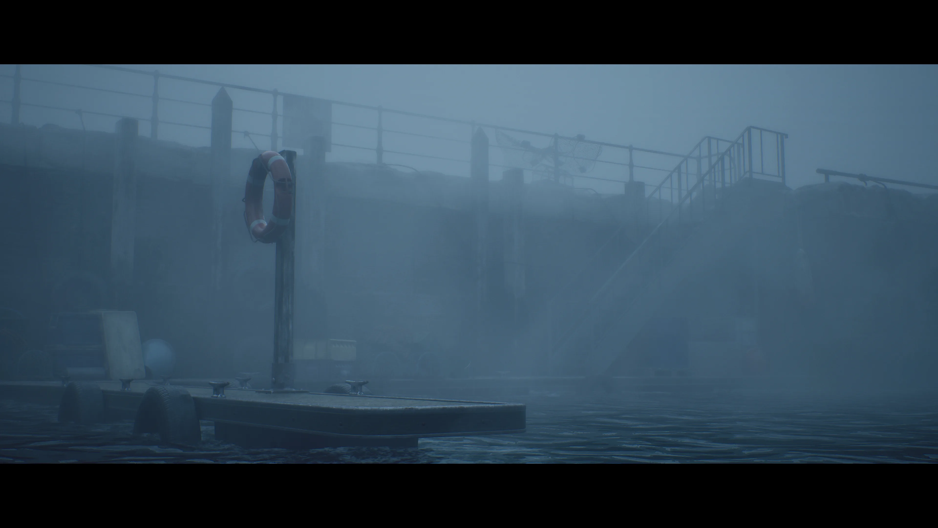 Cena de Silent Hill: Townfall mostrando o dispositivo CRTV usado pelo protagonista
