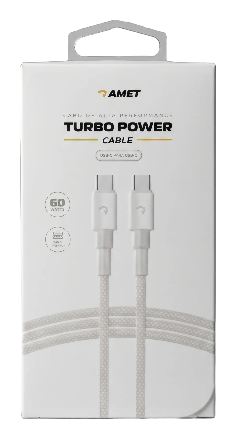 AMET Turbo Power Cable USB-C para USB-C