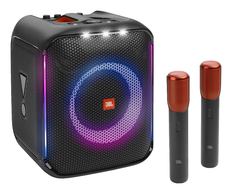 JBL Encore com 2 microfones