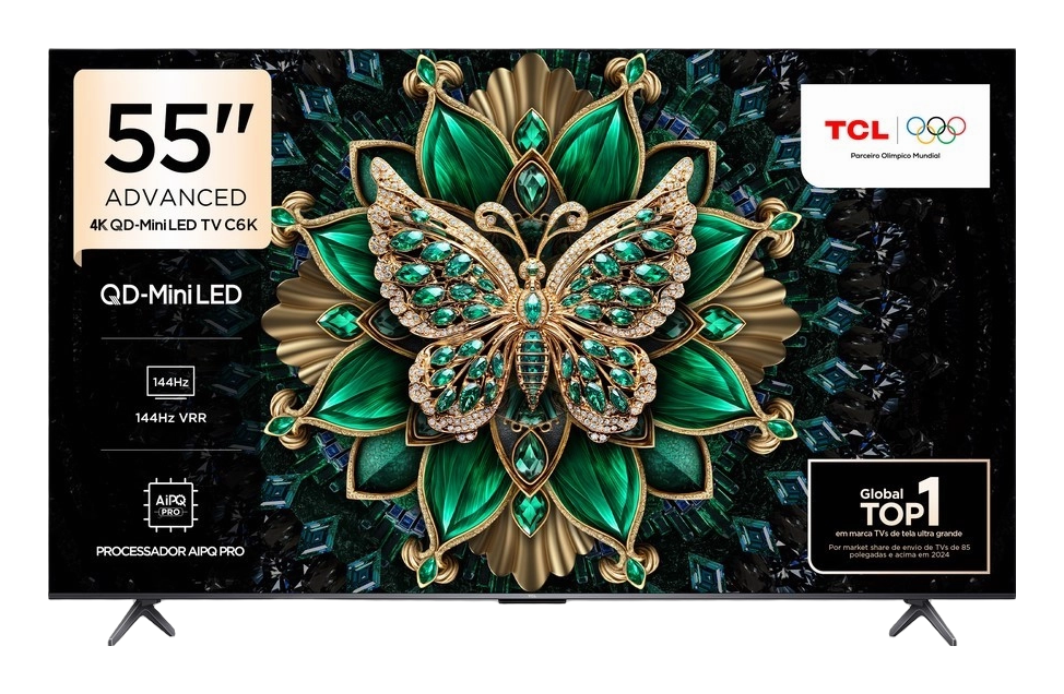 TV TCL 55 QD Mini LED 4K 55C6K